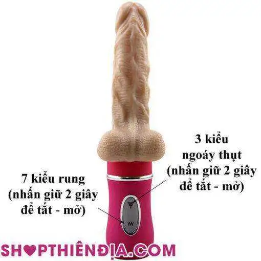 Hướng dẫn sử dụng dương vật giả cầm tay cao cấp rung thụt