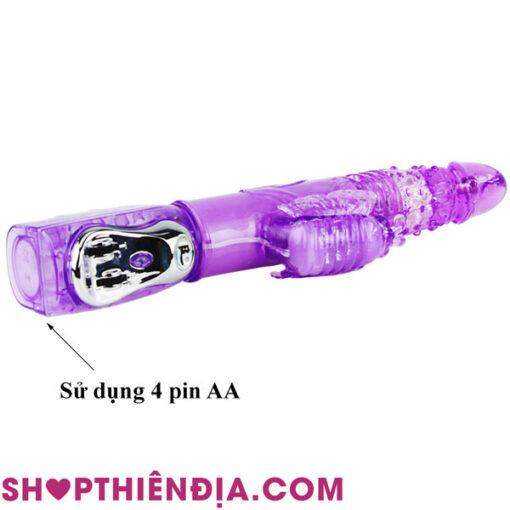 Sextoys sử dụng 4 viên pin AA mạnh mẽ, cho thời gian hoạt động lâu dài 