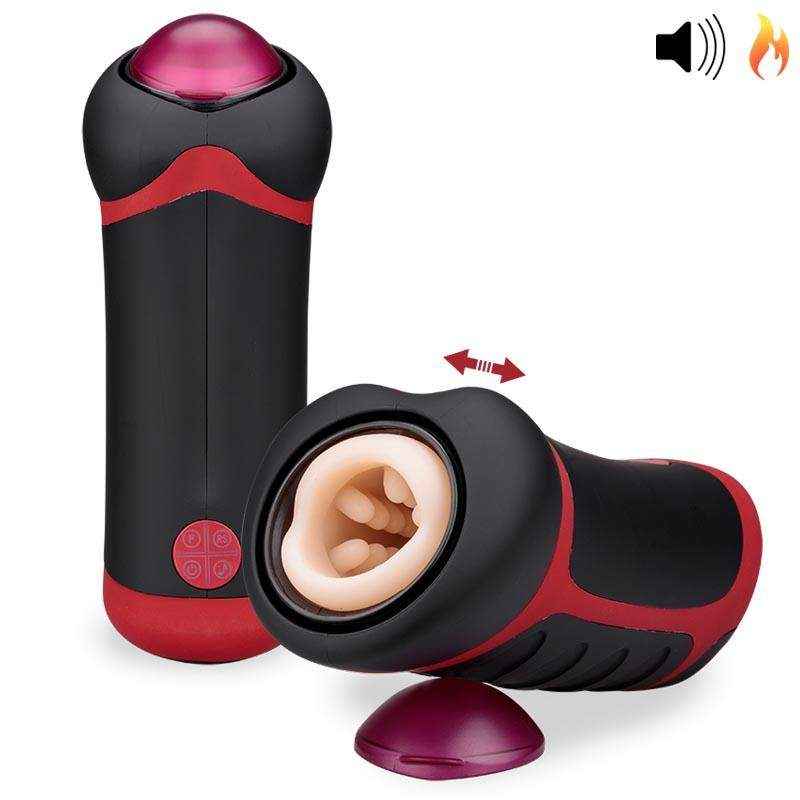 Cốc thủ dâm nam tự động Melo toả nhiệt và 3 kiểu rên