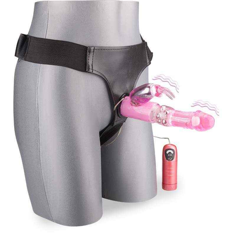 Dương vật giả có dây đeo đặc ruột Baci (rung + xoay ngoáy)