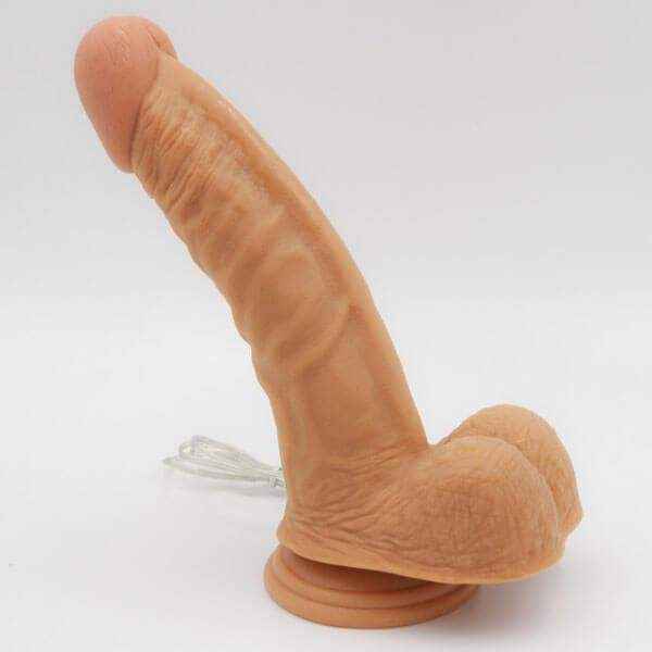 Dương vật giả hít tường cong