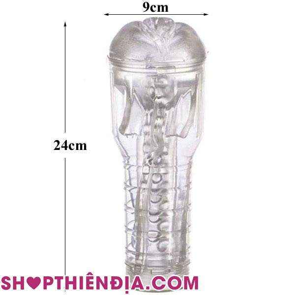 Âm đạo giả Fleshlight trong suốt