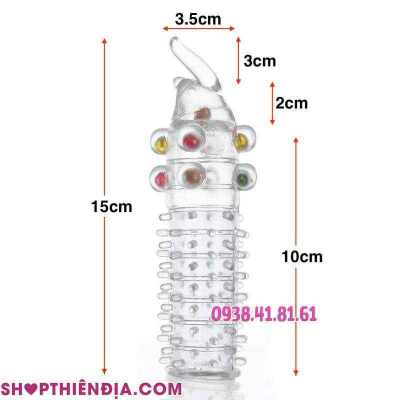 Bao cao su đôn dên có bi nổi Jacky