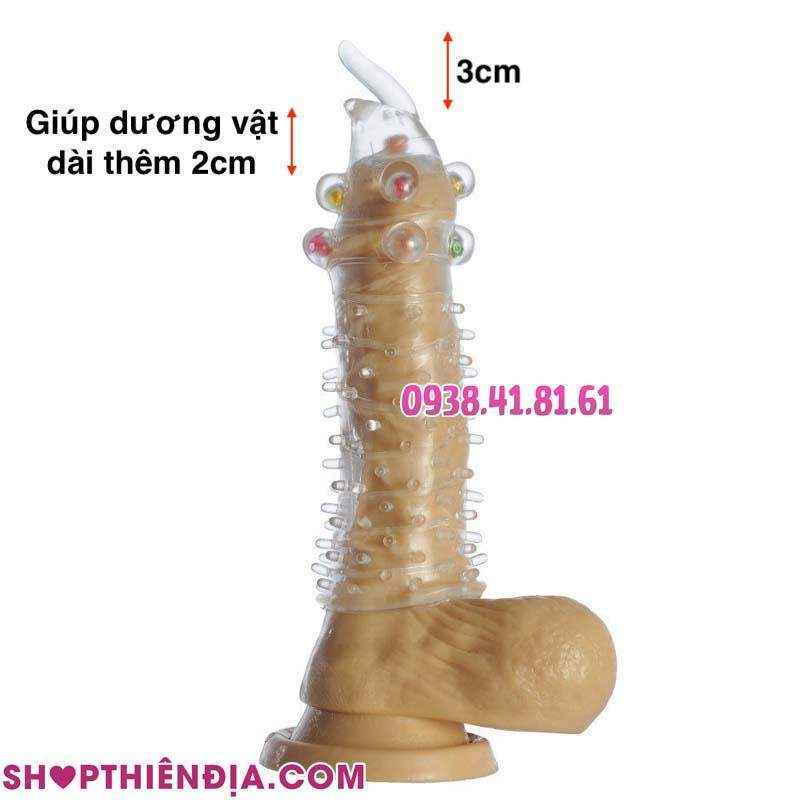 Bao cao su đôn dên có bi nổi Jacky