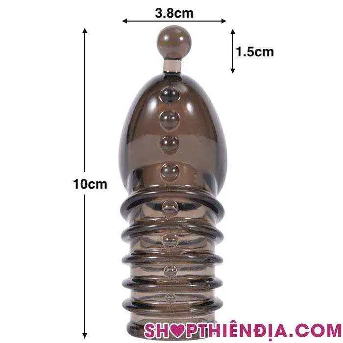 Kích thước bao cao su đôn dên khúc đầu có gân bi Big Ball