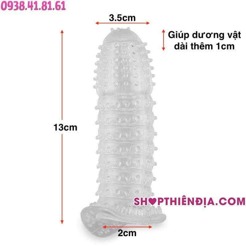 Bao cao su gai dùng nhiều lần Textured Crystal