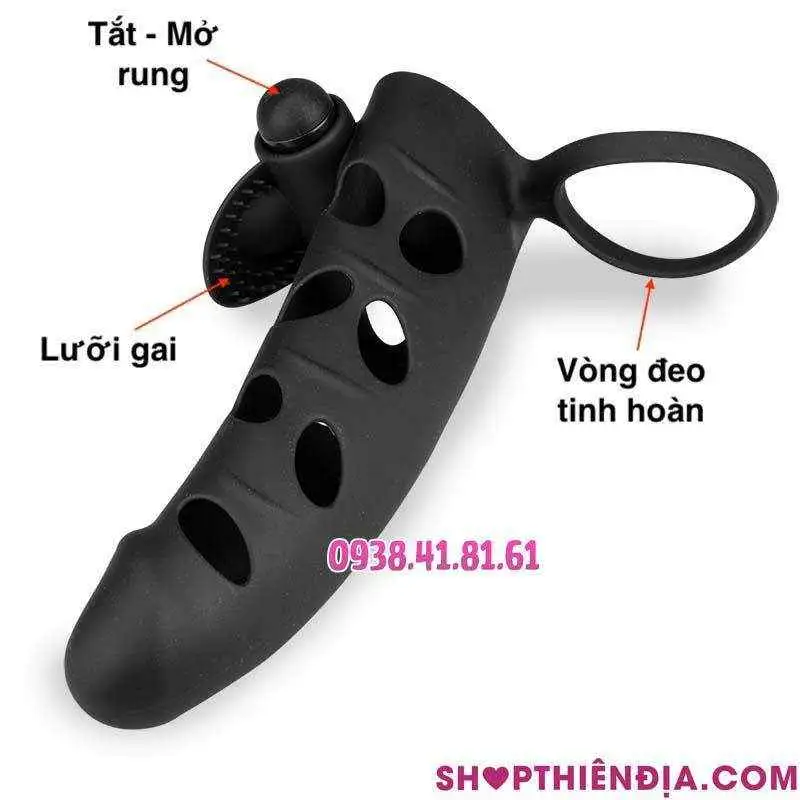 Hướng dẫn sử dụng bao rọ có vòng đeo tinh hoàn và lưỡi liếm Muzz