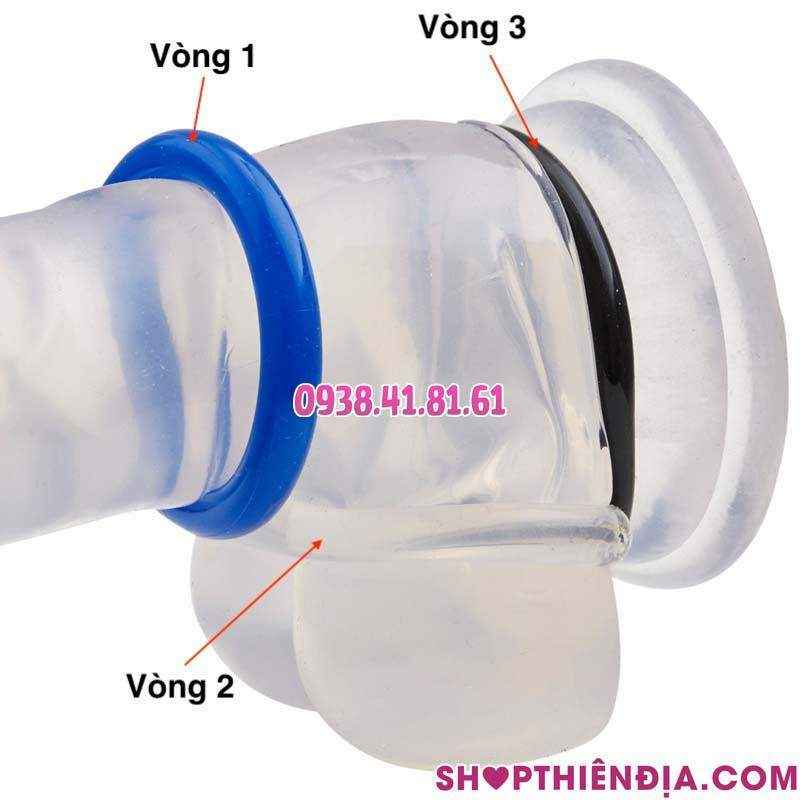 Cách đeo bộ 3 vòng chống xuất tinh sớm Triple