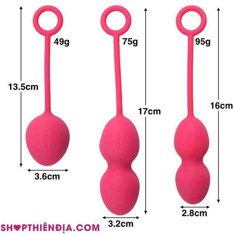 Kích thước và khối lượng bộ bóng tập cơ sàn chậu Nova
