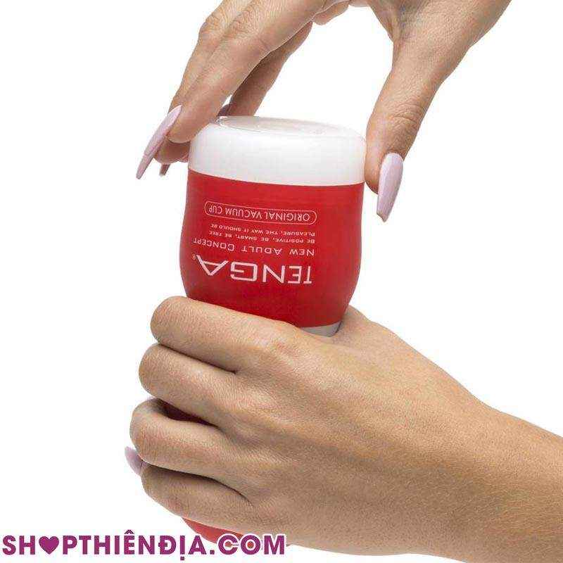 Hướng dẫn vệ sinh cốc tự sướng TENGA Original Vacuum Cup 01