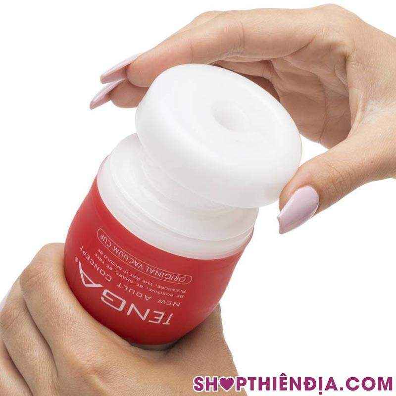Hướng dẫn vệ sinh cốc tự sướng TENGA Original Vacuum Cup 02