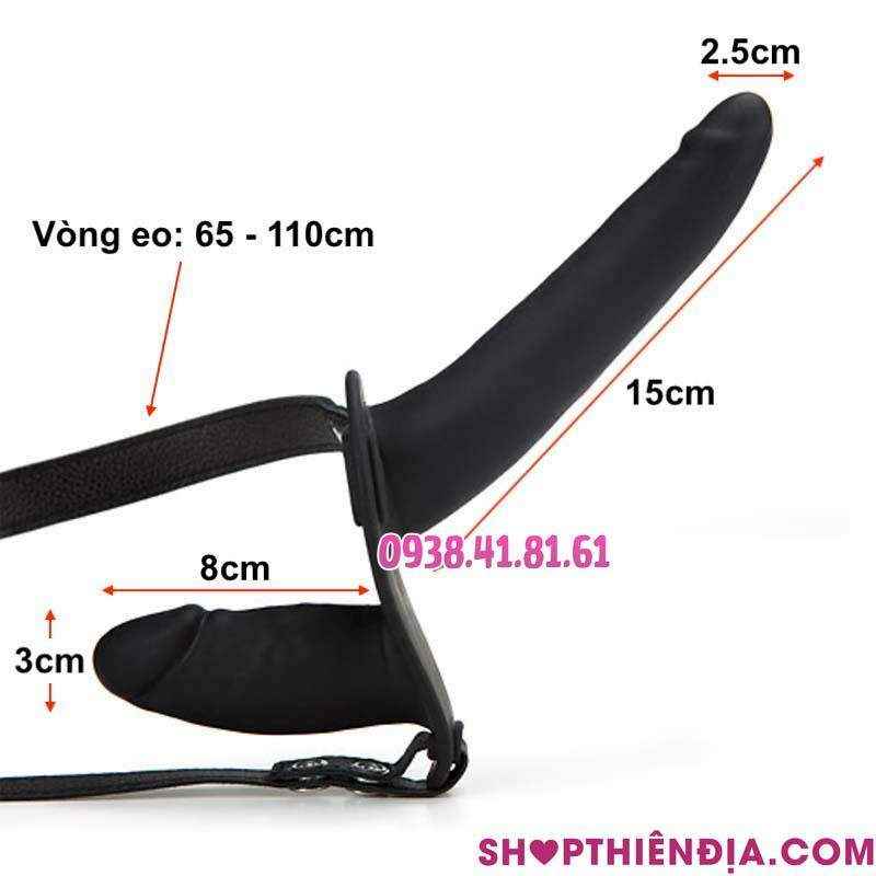 Kích thước cu giả có dây đeo size nhỏ 2 đầu ngược Gordis