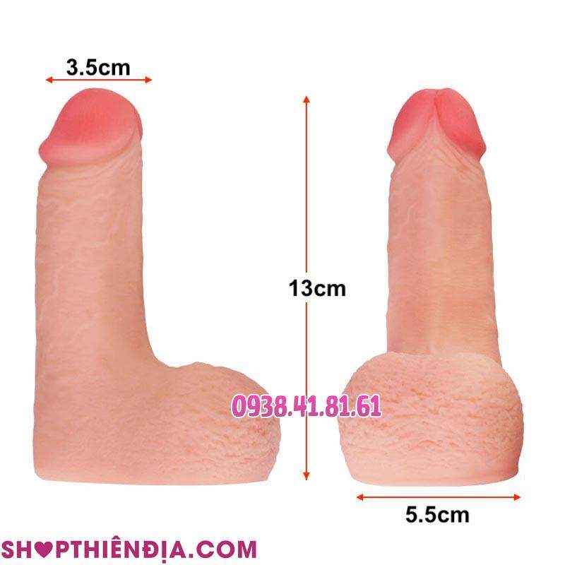 Kích thước cu giả đeo tạo hình dương vật cho lesbian Squeezy