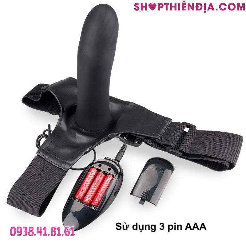 Pin của cu giả silicon có dây đeo rỗng ruột Vito
