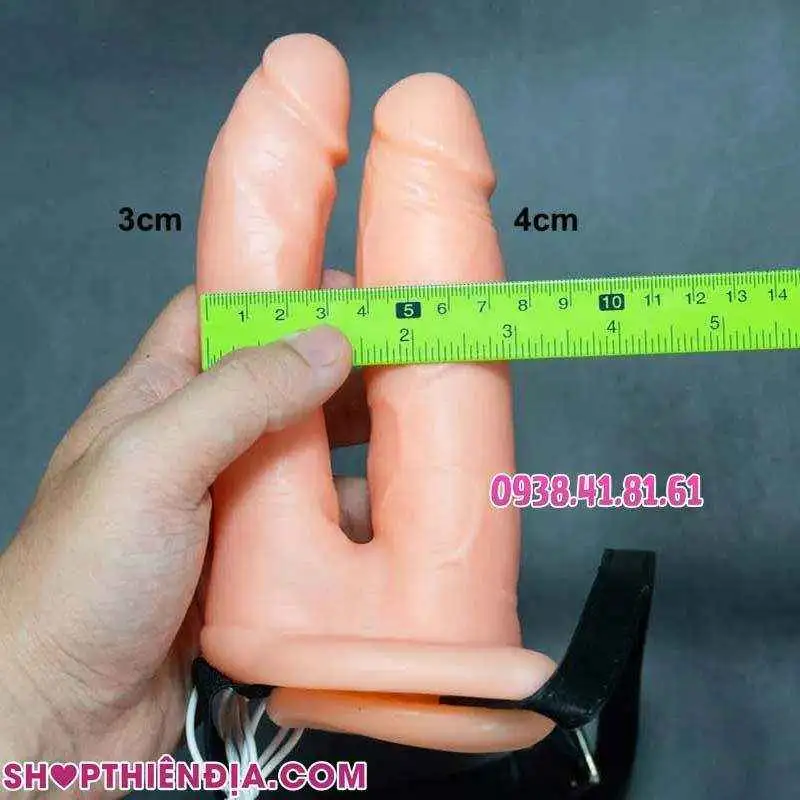 Đường kính dương vật giả 2 đầu có dây đeo cho nam Balvin