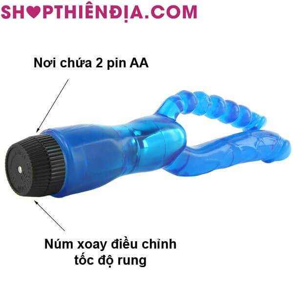 Dương vật giả 2 trong 1 có rung