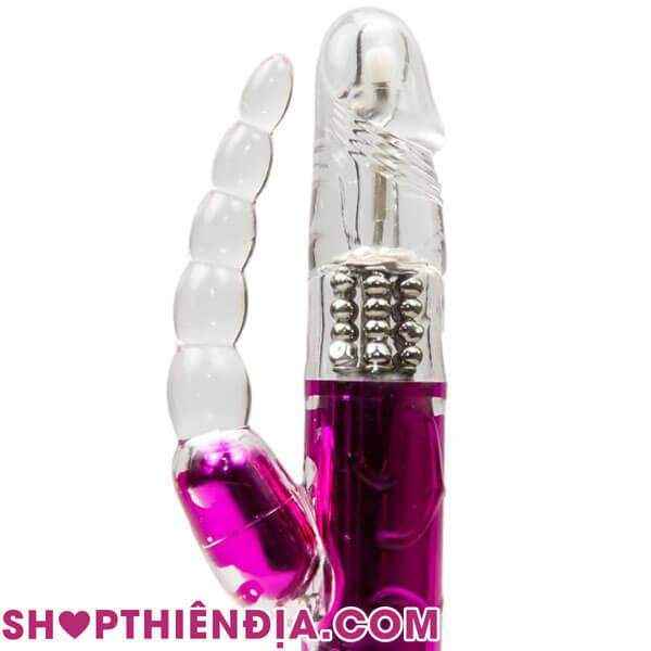 Dương vật giả 2 trong 1 rung xoay ngoáy 04