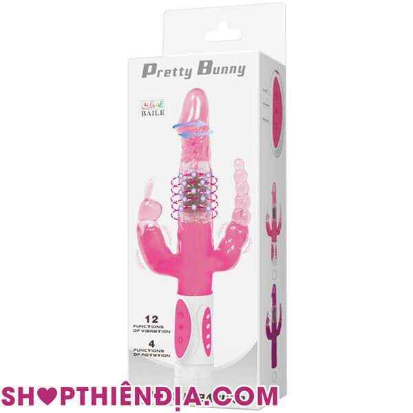 Dương vật giả 3 trong 1 Bunny 06