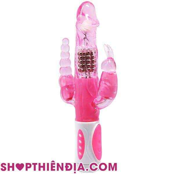 Dương vật giả 3 trong 1 Bunny 02
