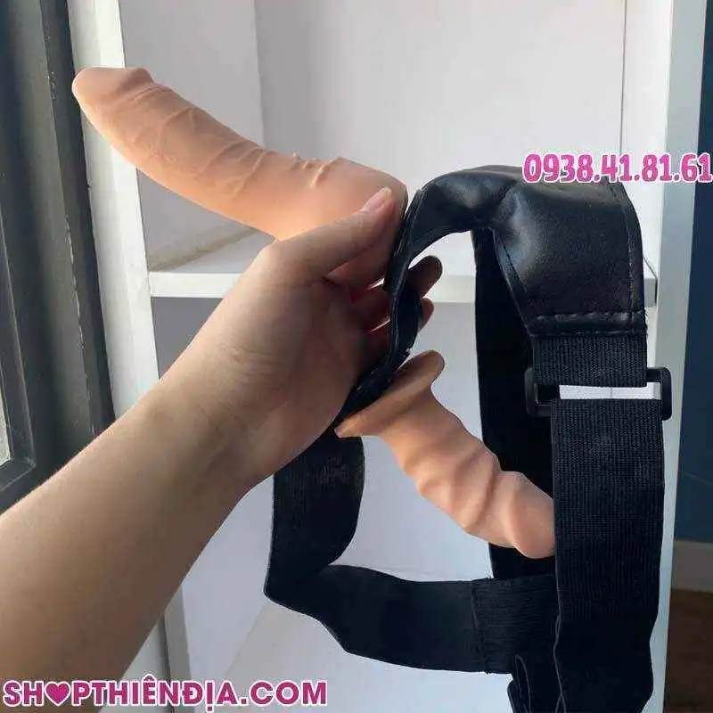 Hình thật dương vật giả có dây đeo 2 đầu Ultra