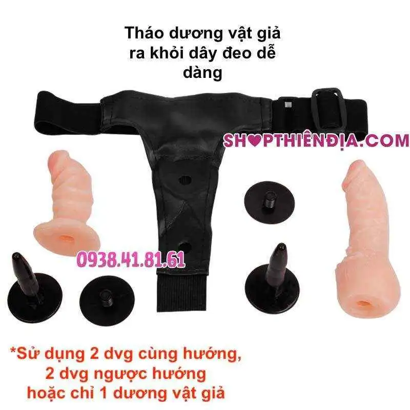 Hướng dẫn tháo 2 dương vật giả Ultra ra khỏi dây đeo