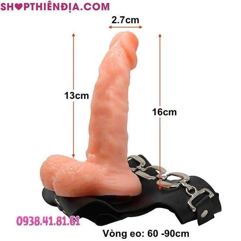Kích thước dương vật giả có dây đeo giá rẻ không rung Harness
