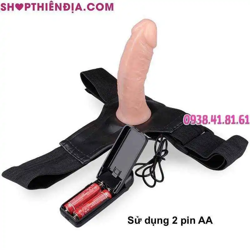 Pin của dương vật giả có dây đeo rỗng ruột Sacha