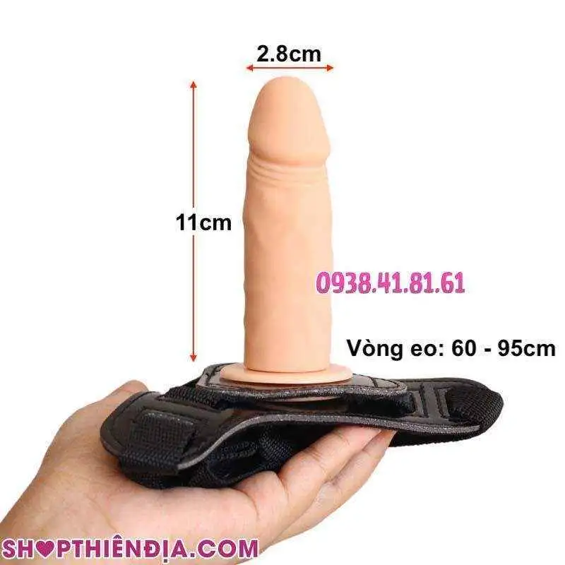 Kích thước dương vật giả có dây đeo size nhỏ Hickey