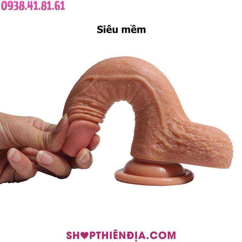 Dương vật giả đeo cho les siêu mềm Landon (size vừa)