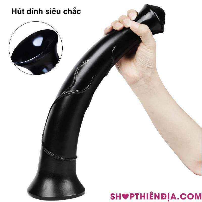 Dương vật giả ngựa ô Shayne gắn tường, hít đất