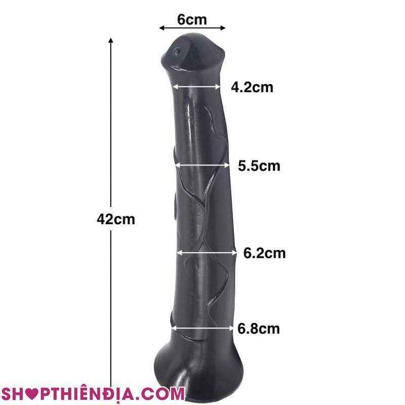 Kích thước dương vật giả ngựa ô Shayne