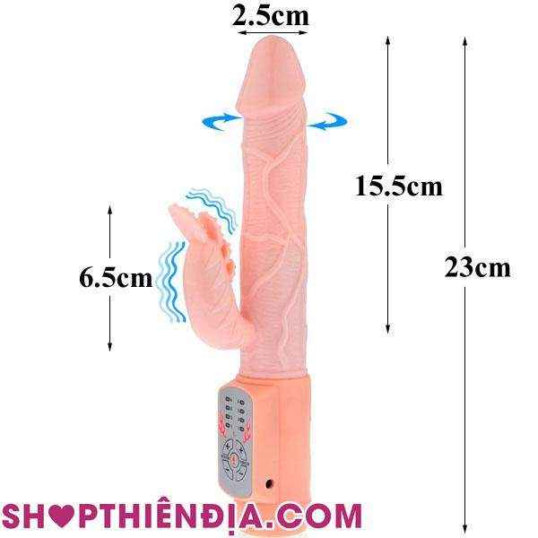 Dương vật giả tỏa nhiệt rung ngoáy