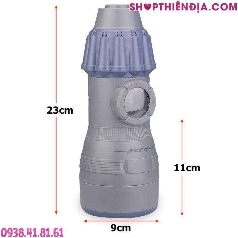 Kích thước máy bú mút dương vật TurboJet