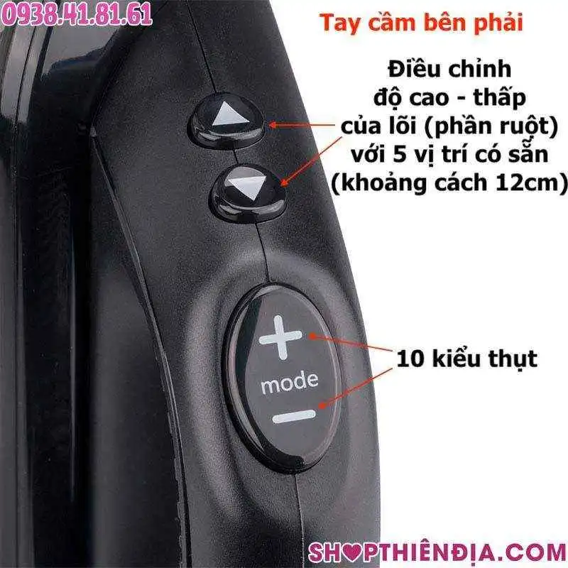 Hướng dẫn sử dụng tay cầm bên phải của máy thủ dâm cao cấp Telestroker