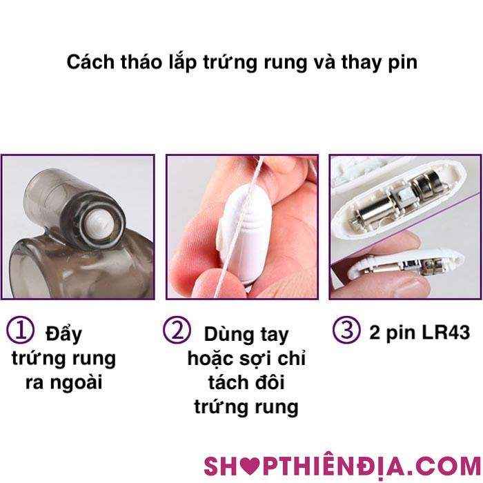 Hướng dẫn Tắt Mở nhẫn dương vật và tinh hoàn có rung Ox