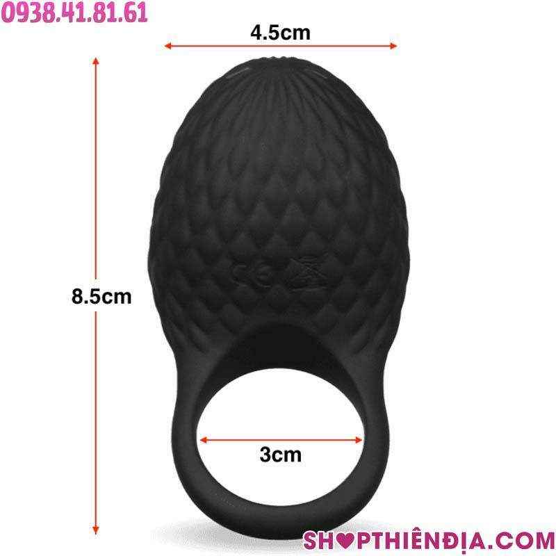 Kích thước nhẫn rung silicon cho nam cao cấp Heloise