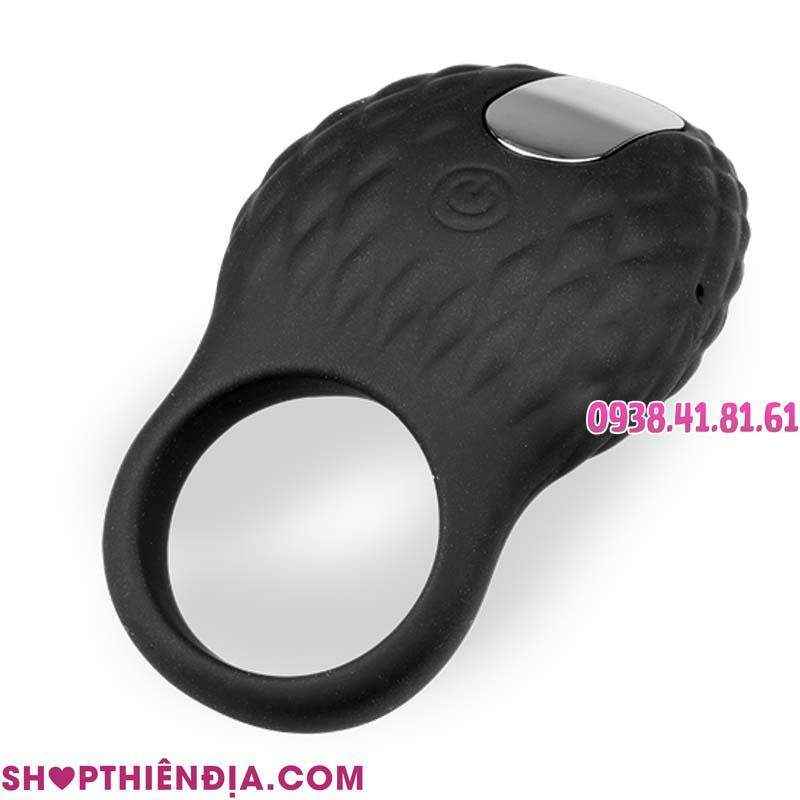 Mặt trước nhẫn rung silicon cho nam cao cấp Heloise