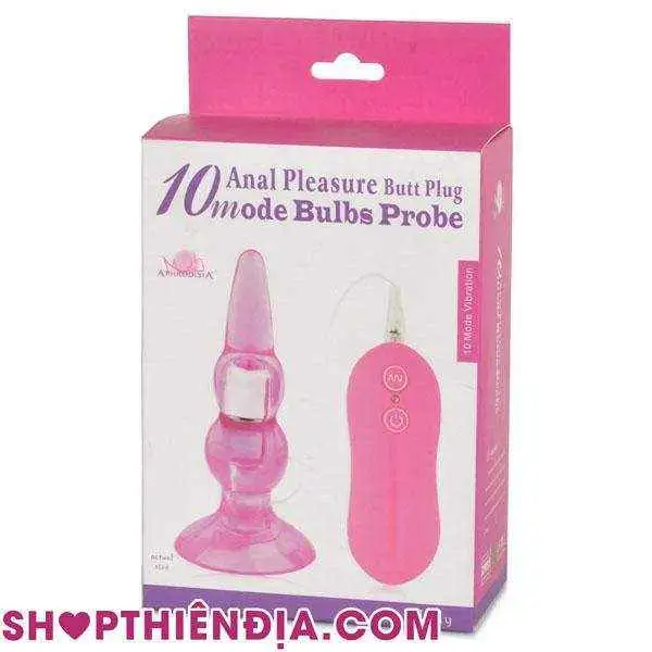 Nút hậu môn Butt Plug có rung 08