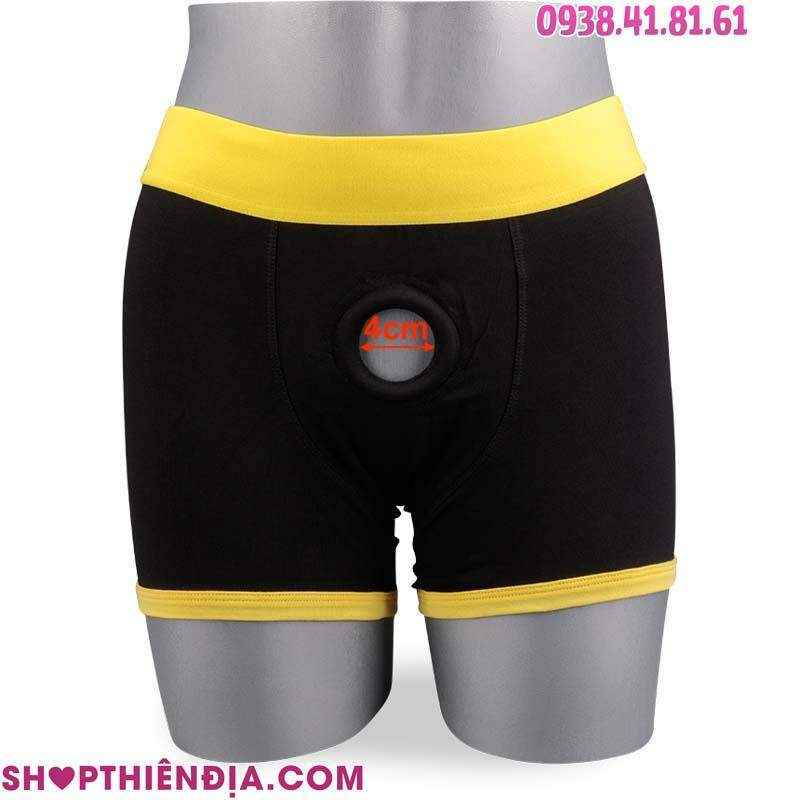 Đường kính lỗ gắn đồ chơi tình dục của quần boxer Horny