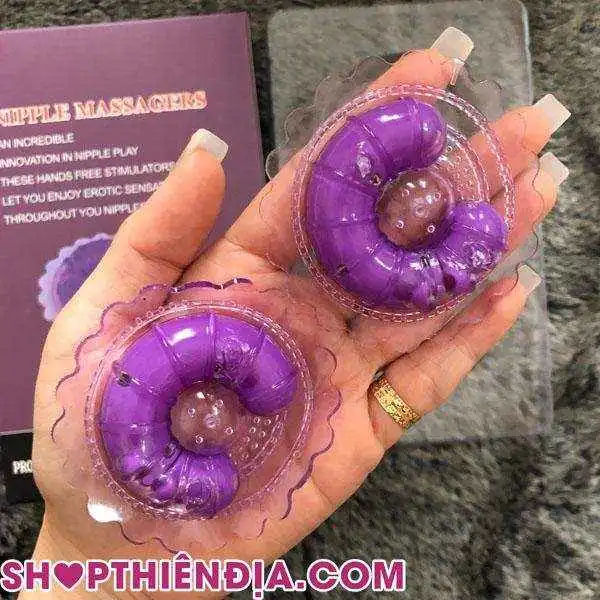 Trứng rung con sâu kích thích núm vú 06