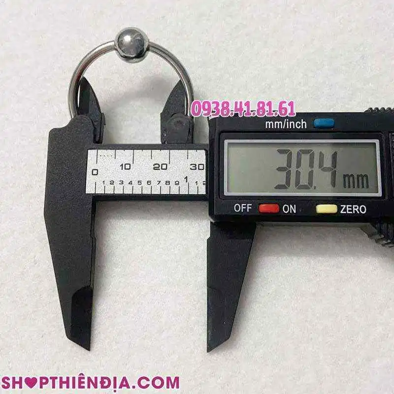 Đường kính vòng đeo cu inox 1 bi Dominix (size M)