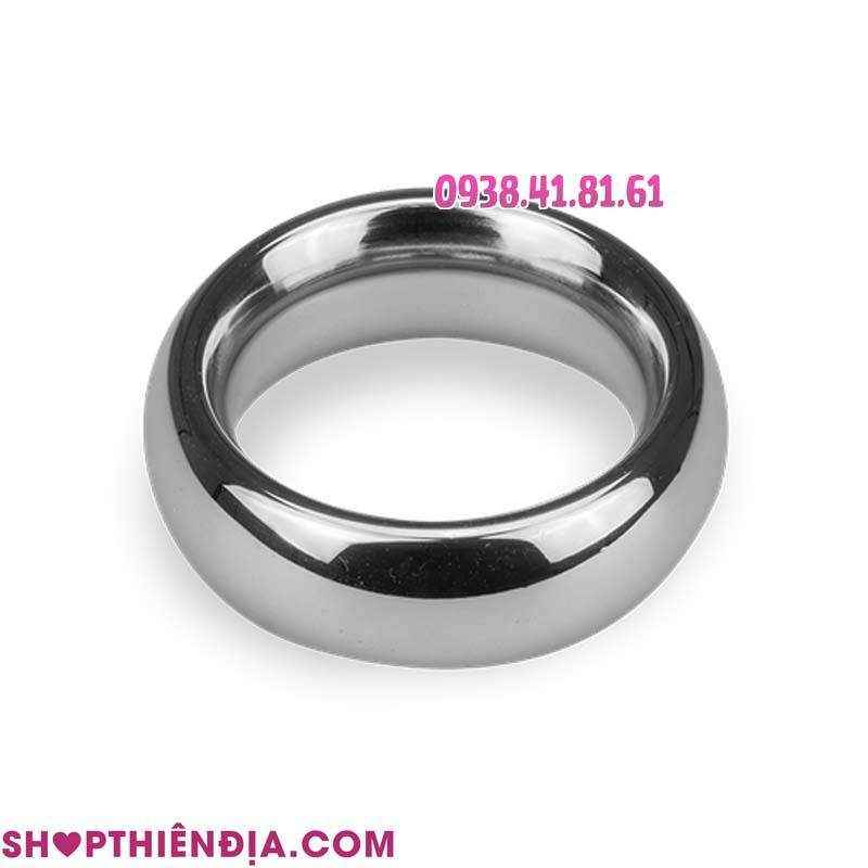 Vòng đeo gốc dương vật bằng thép không gỉ Donut (size nhỏ) 01