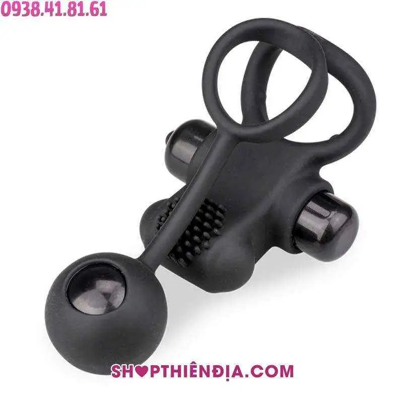 Bóng kích thích hậu môn của vòng rung kép Maximizer