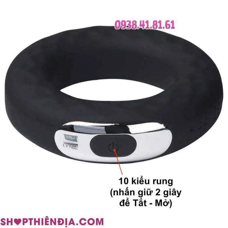 Hướng dẫn Tắt Mở vòng rung tình yêu điều khiển từ xa Vibro đặt trên lòng bàn tay