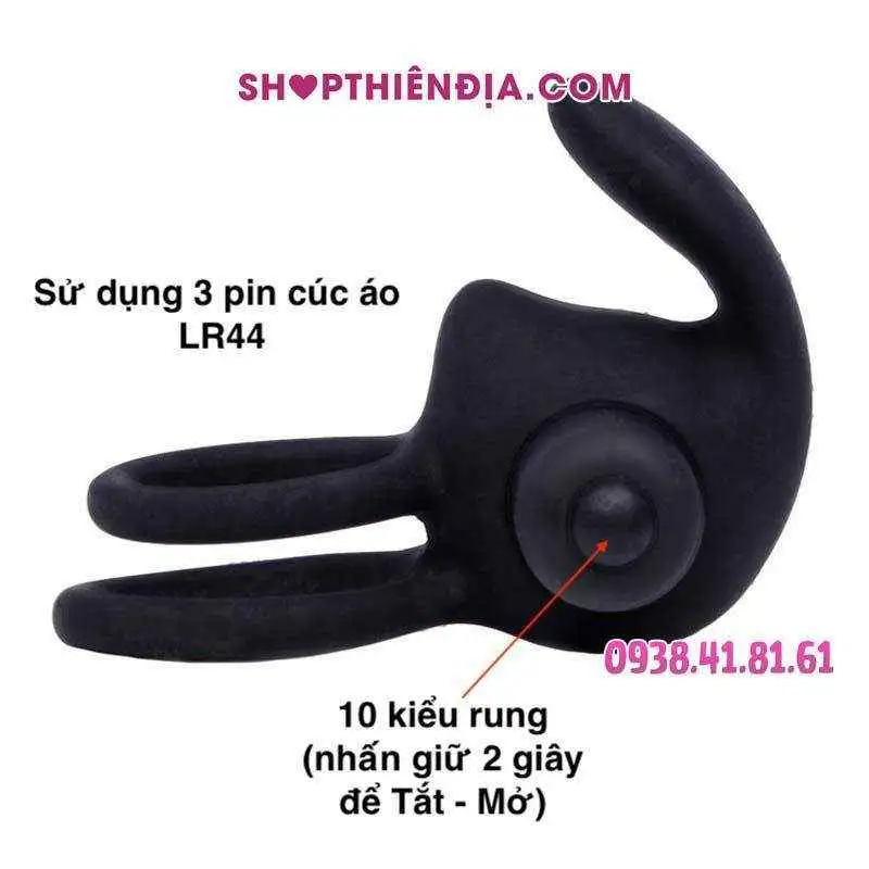 Hướng dẫn sử dụng vòng rung tình yêu kép kích thích âm vật Duo
