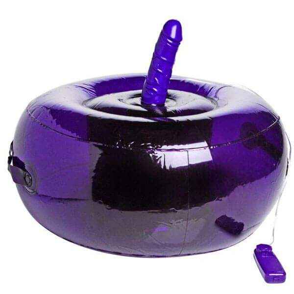 Ghế bơm hơi gắn dương vật giả