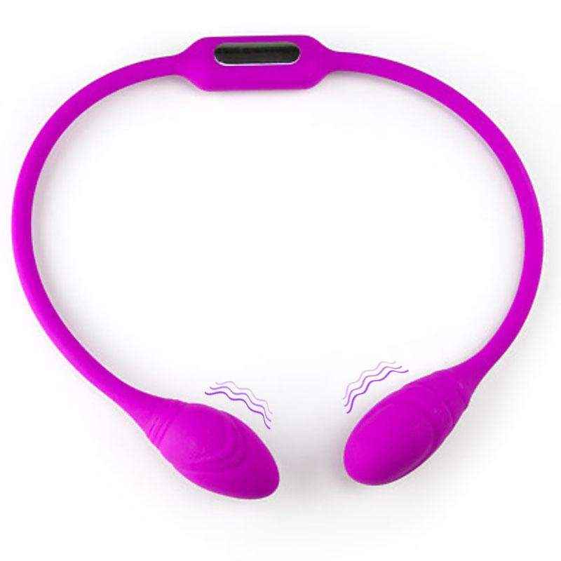 Trứng rung tình yêu 2 đầu dạng dây Whip (2 động cơ riêng biệt)