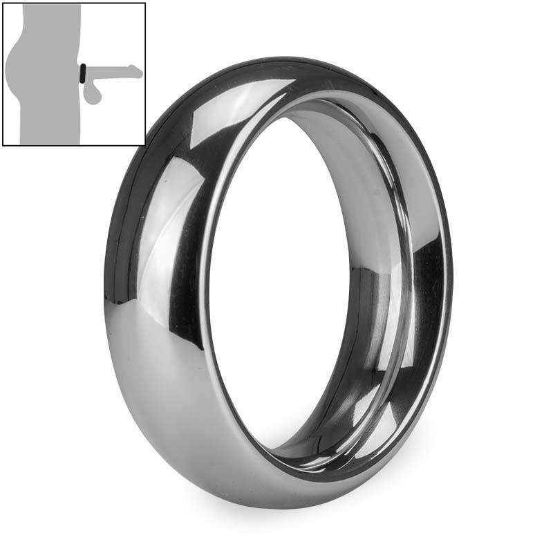 Vòng đeo gốc dương vật bằng thép không gỉ Donut (size lớn)