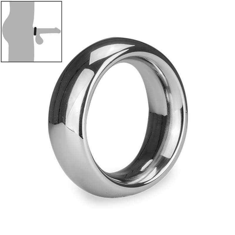 Vòng đeo gốc dương vật bằng thép không gỉ Donut (size nhỏ)