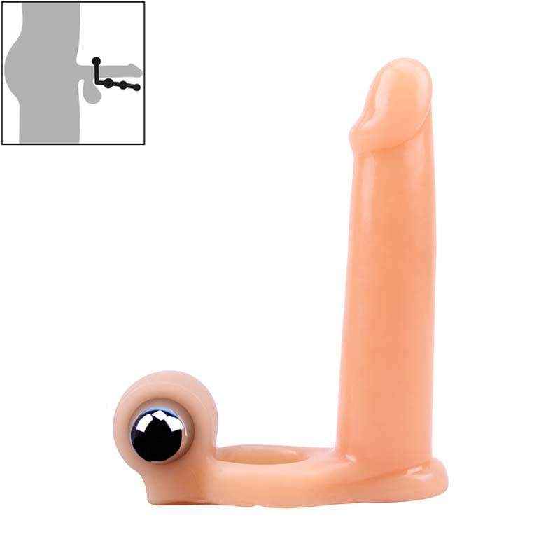 Vòng rung kèm dương vật giả Soken